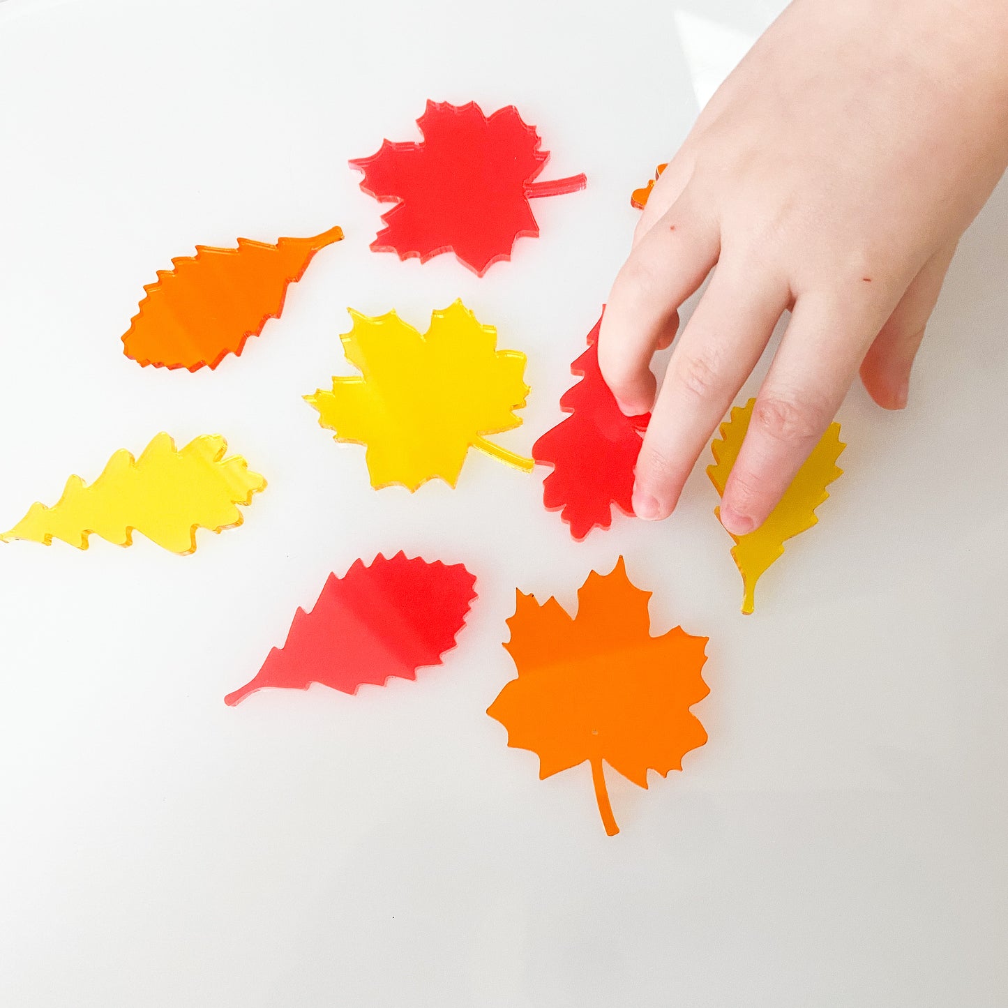 Acrylic Leaves Loose Parts (9 Count)