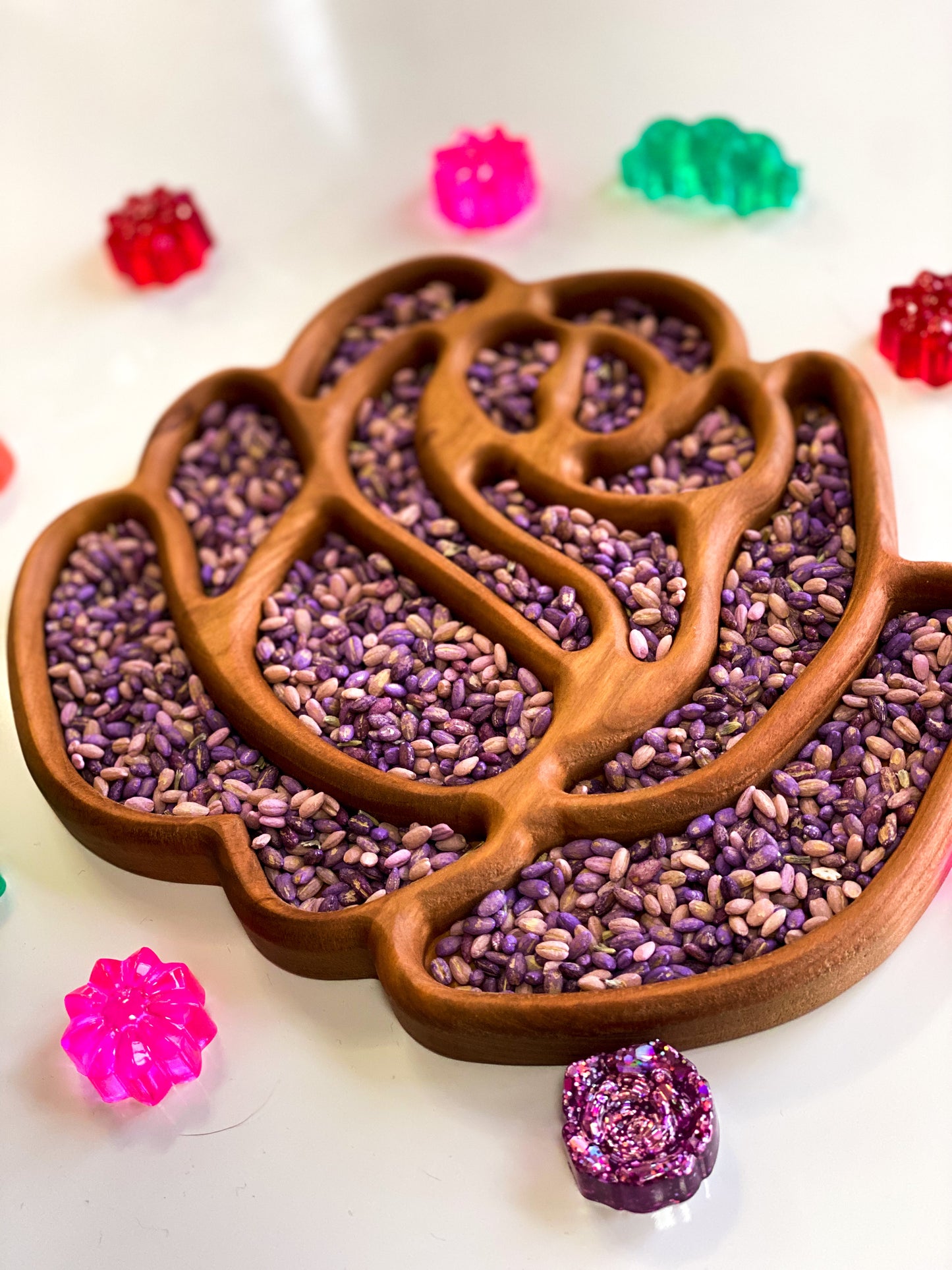 Rose Imaginative Play Tray