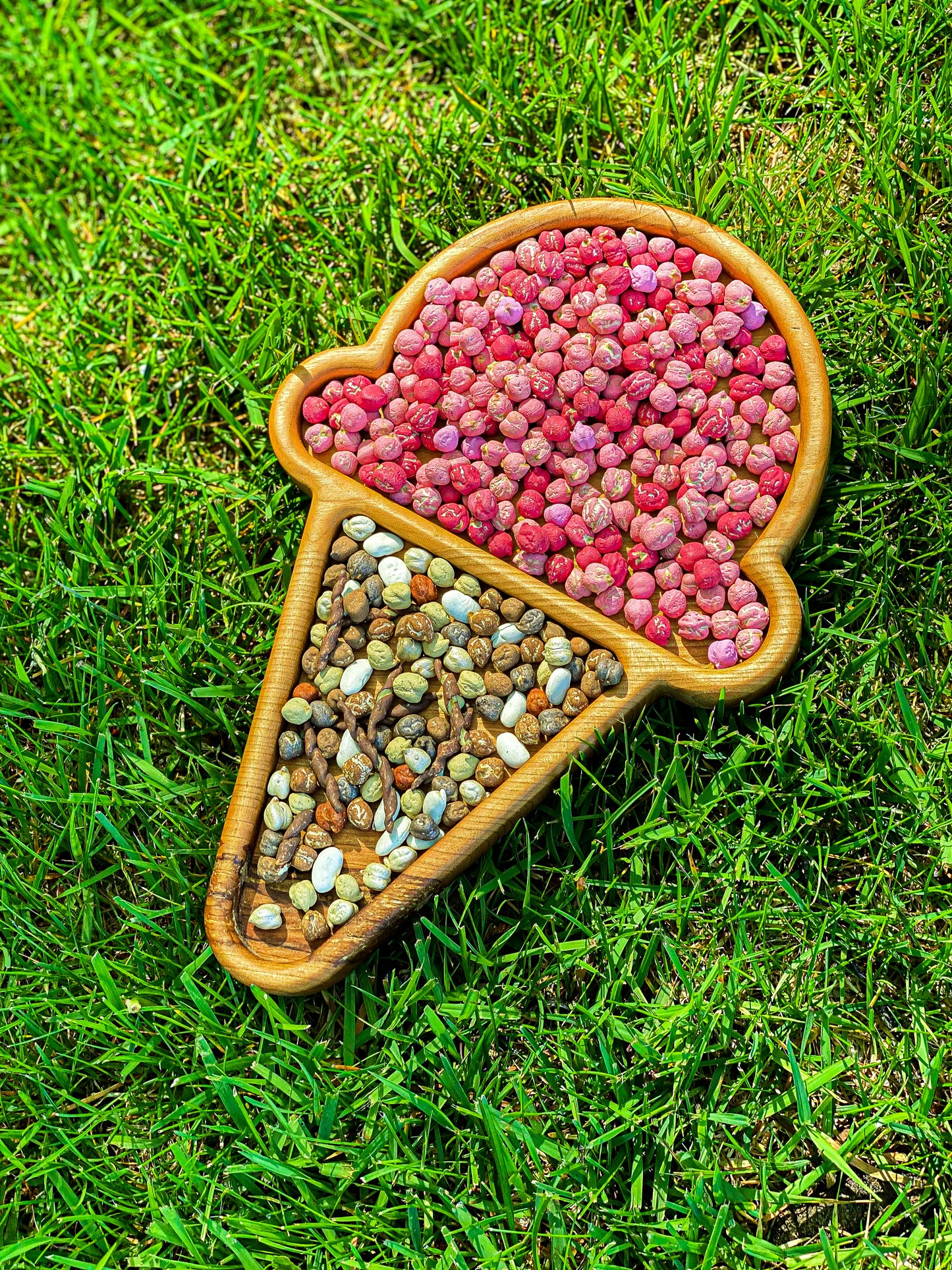 Ice Cream Cone Imaginative Play Tray