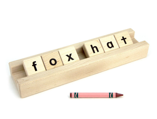 Solid Maple 8-Letter Word Tray