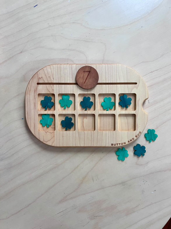 Acrylic Shamrock Counters