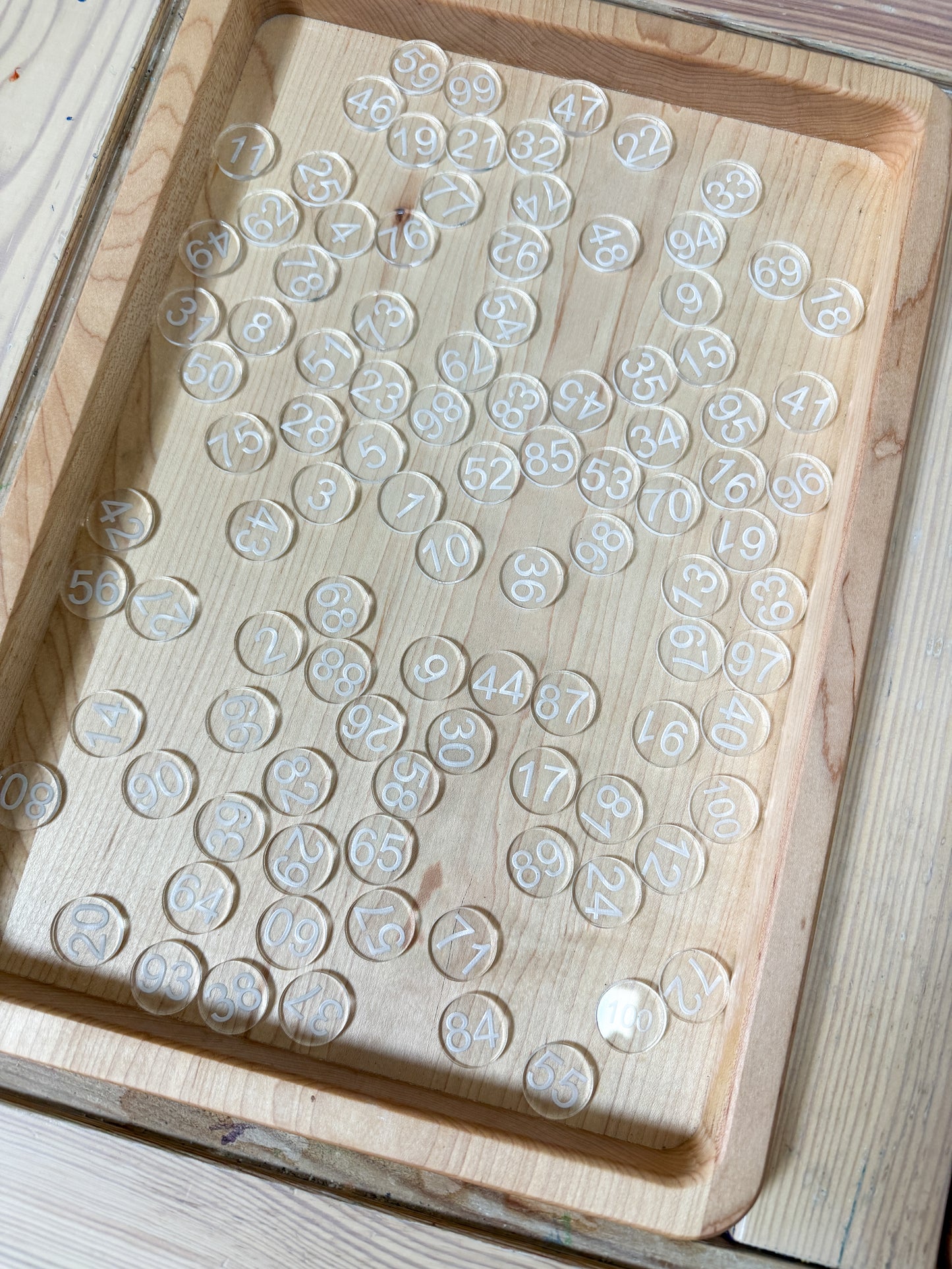 Number and Math Acrylic Pieces