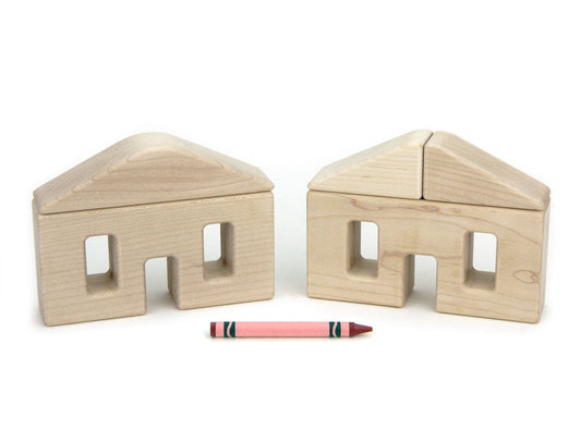 5 pc. Little Town Blocks Neighborhood Set