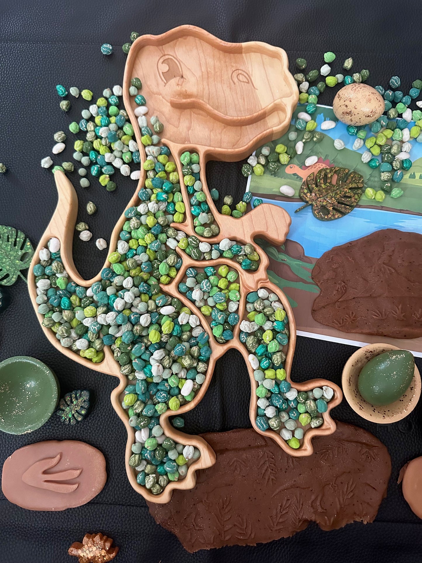 T-Rex Imaginative Play Tray