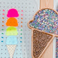 Ice Cream Cone Imaginative Play Tray