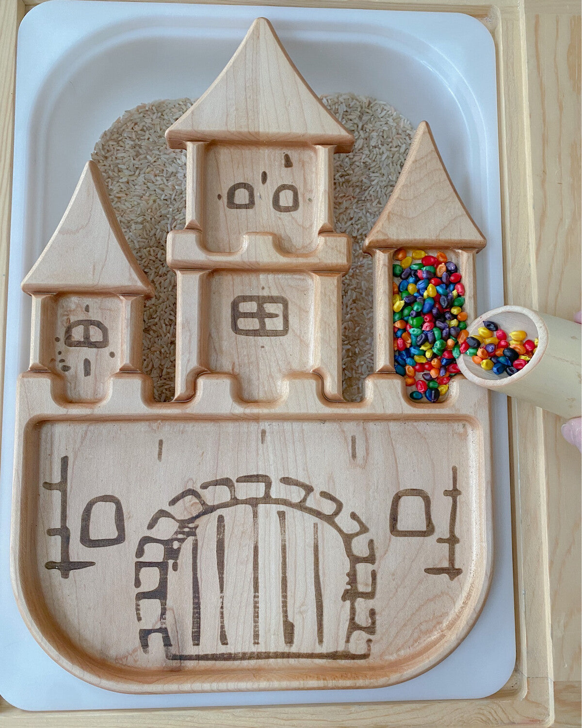 Castle Imaginative Play Tray