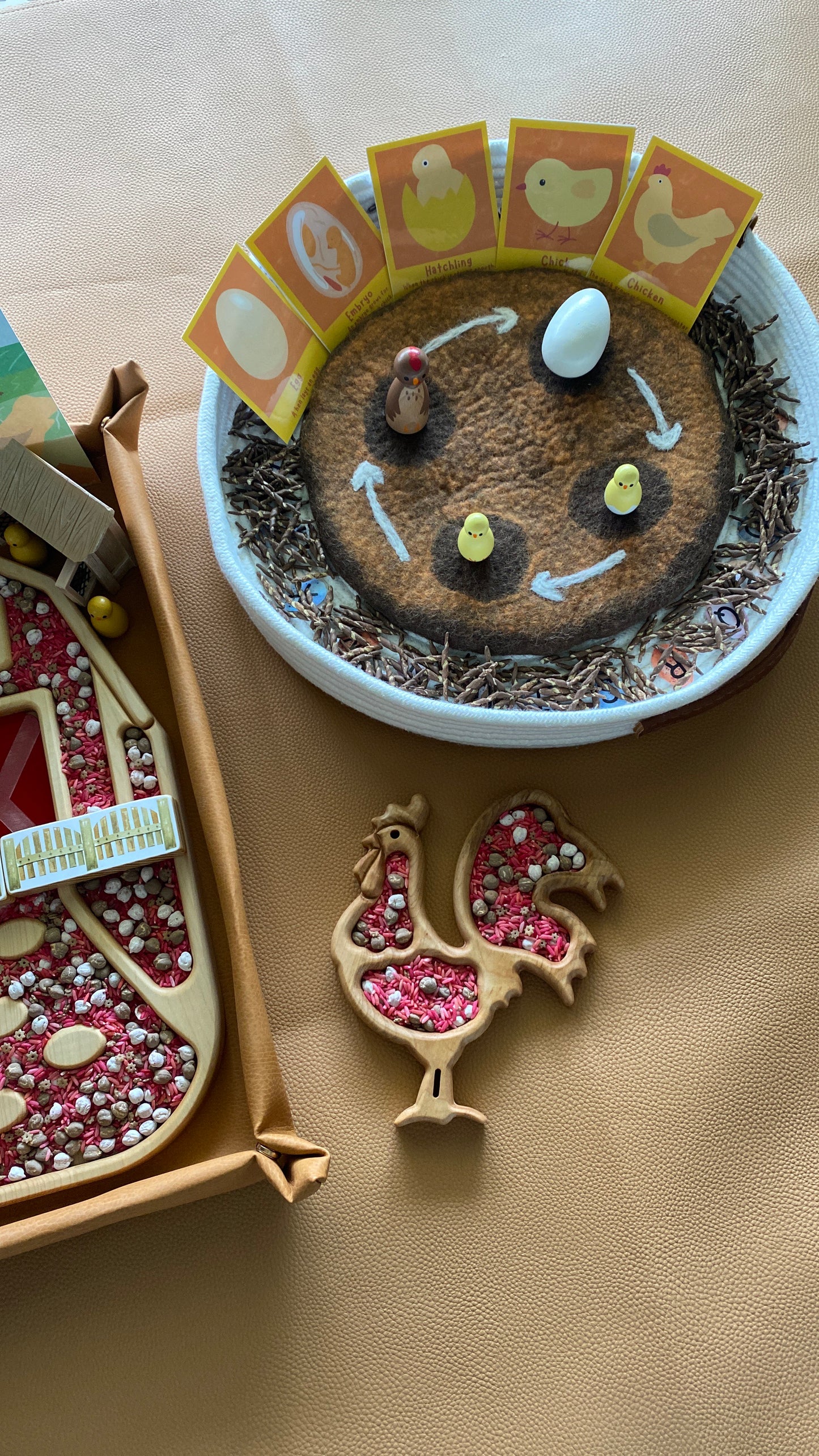 Pre-Order Rooster Imaginative Play Tray