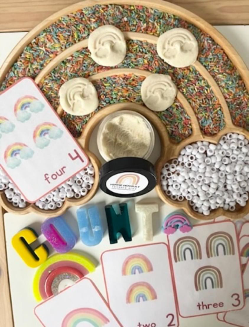 Rainbow Imaginative Play Tray