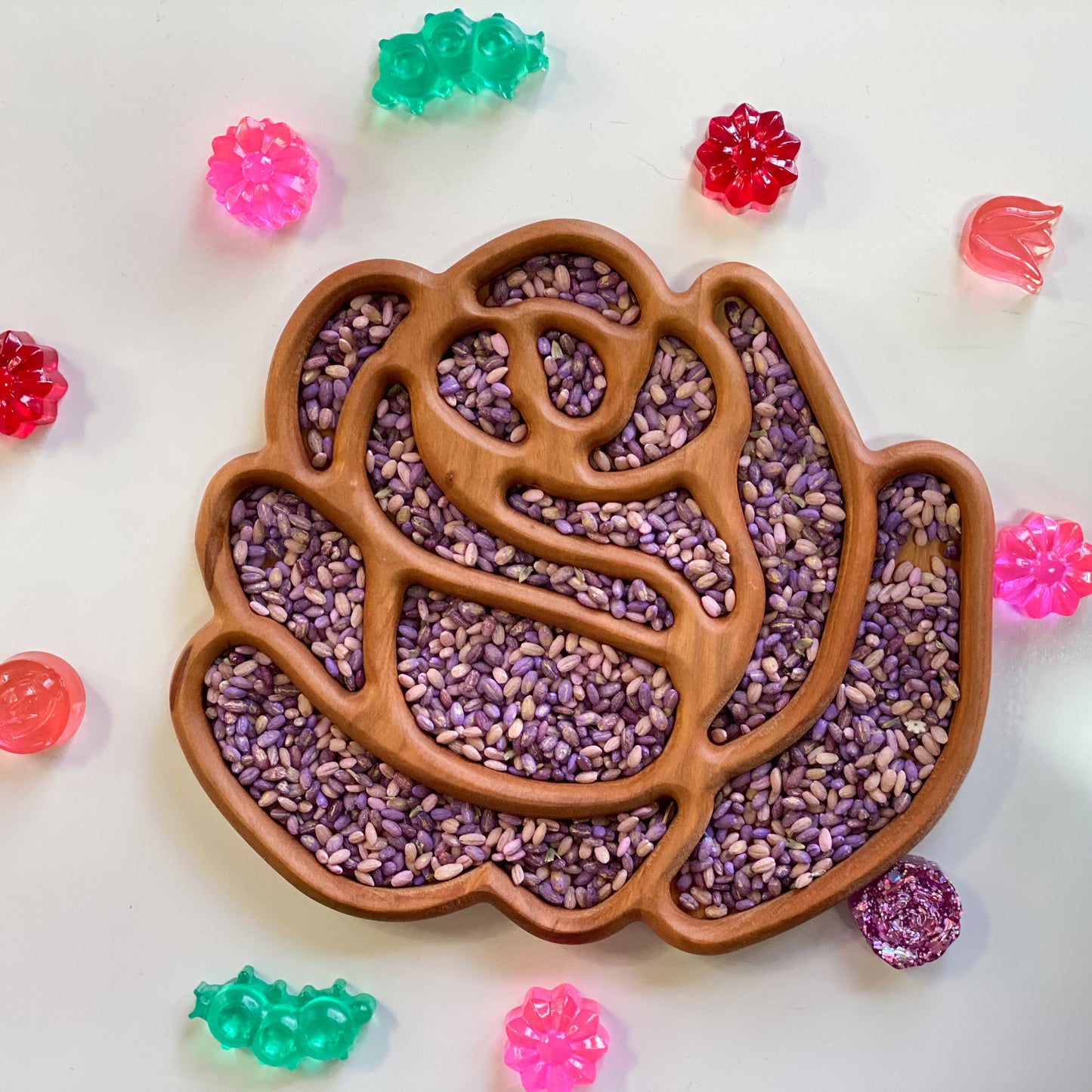 Rose Imaginative Play Tray