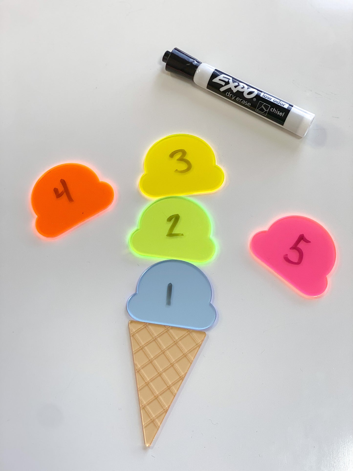 Acrylic Ice Cream Scoops