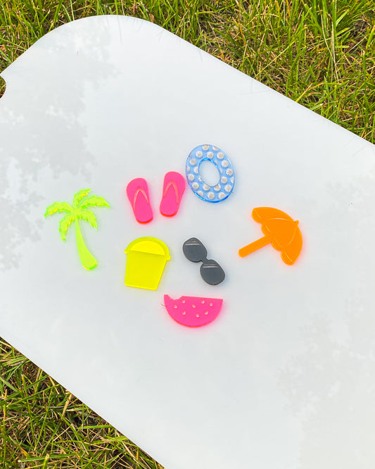 Beach Acrylic Loose Parts