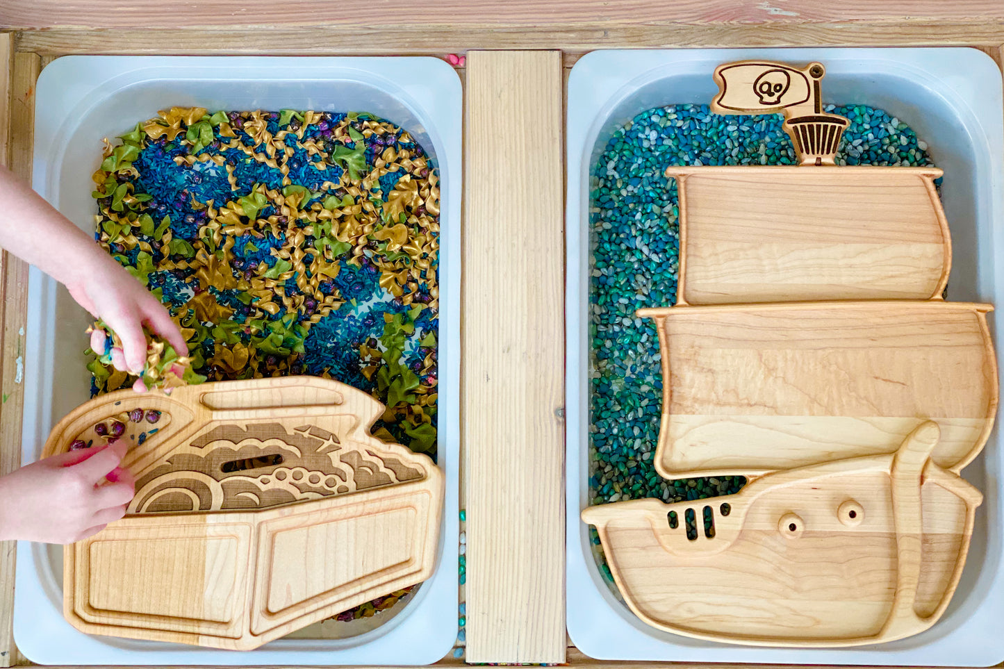 Treasure Chest Imaginative Play Tray