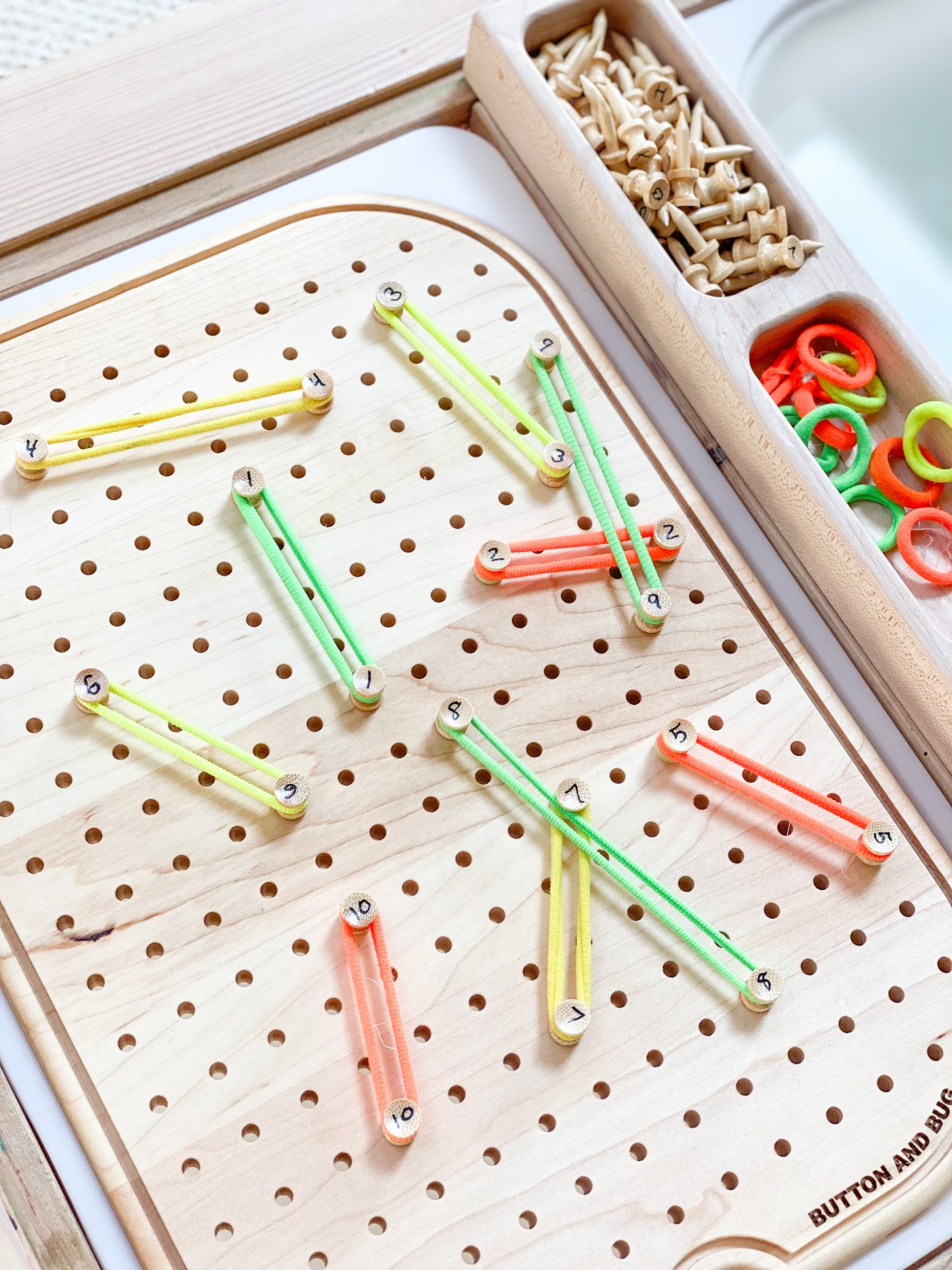 Multifunctional Peg Board - Wood