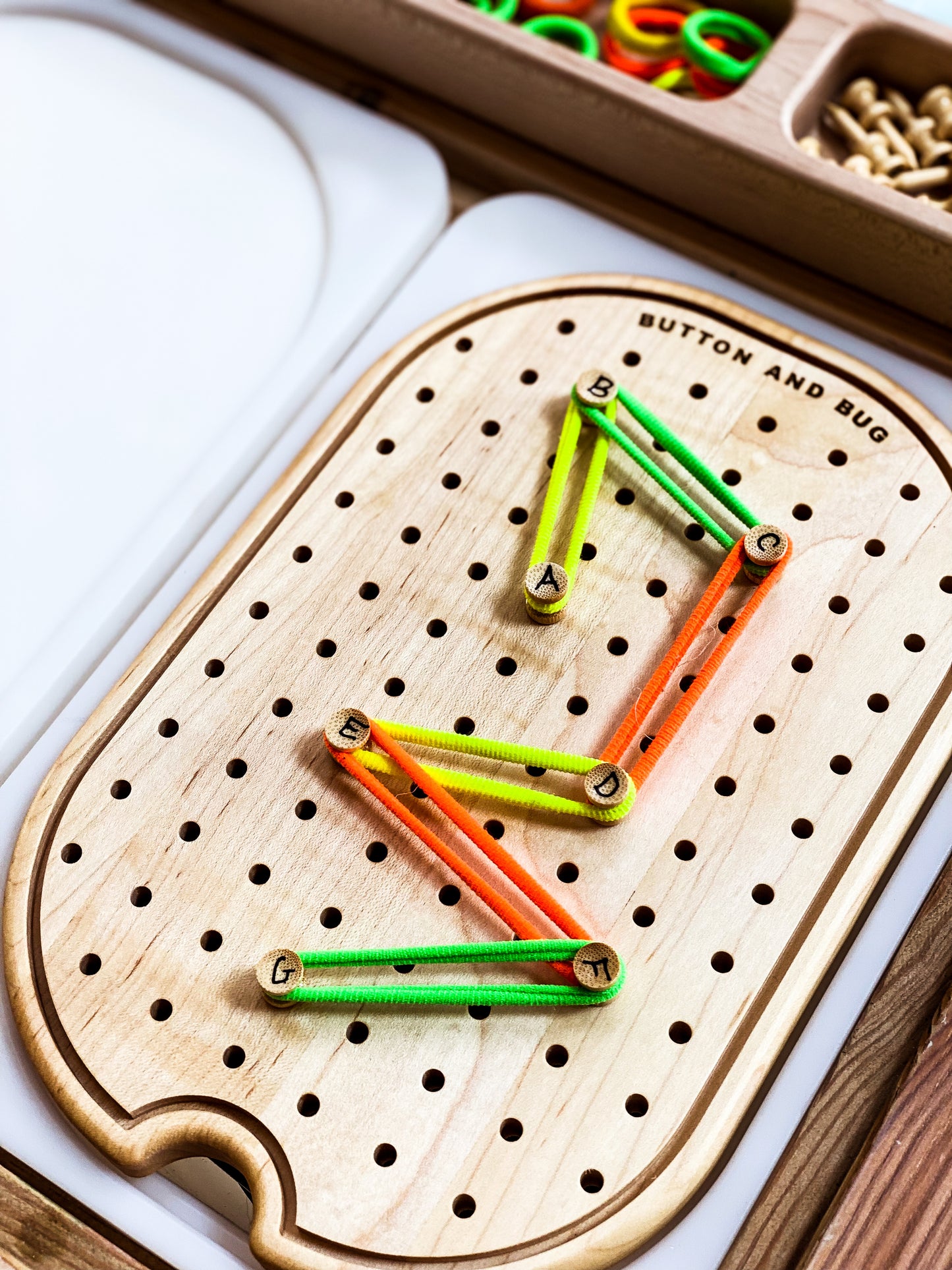 Multifunctional Peg Board - Wood