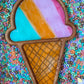 Ice Cream Cone Imaginative Play Tray
