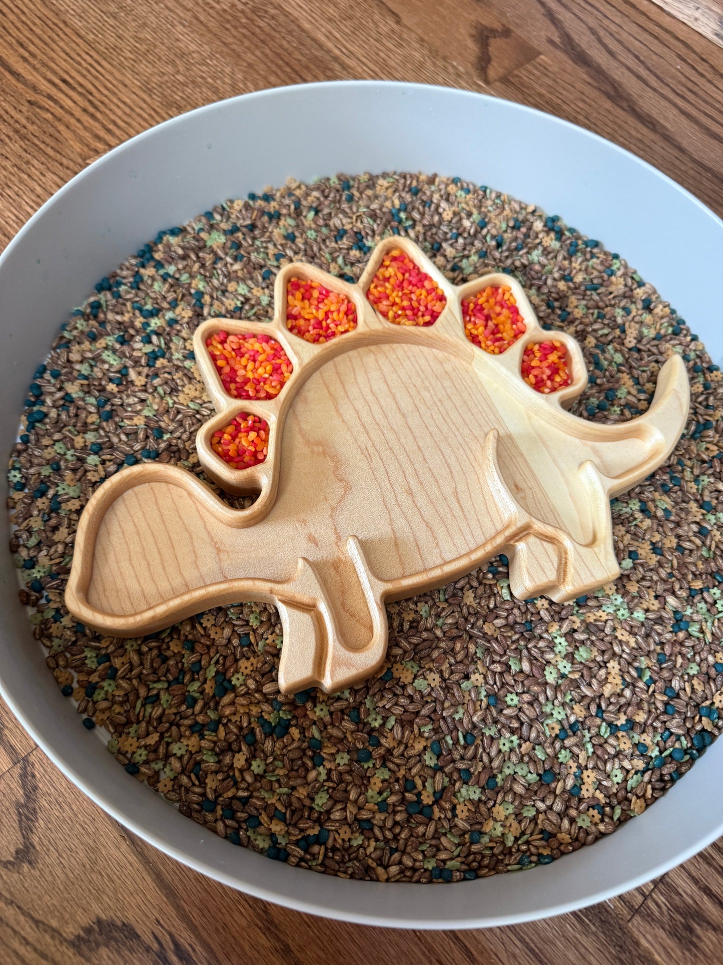 Stegosaurus Imaginative Play Tray