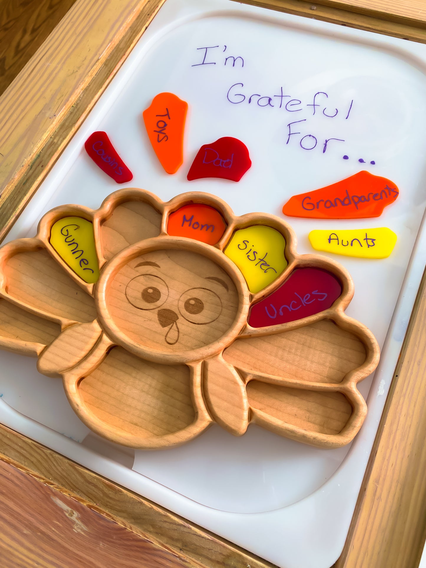 Turkey Imaginative Play Tray