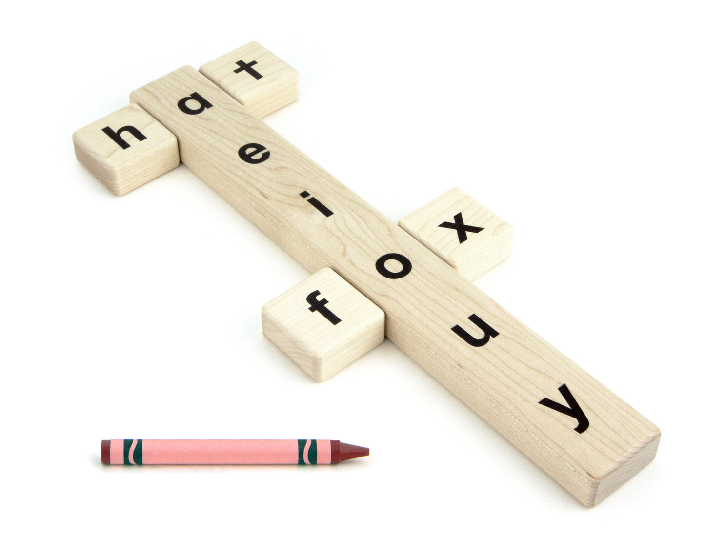 Printed Maple Vowel Stick