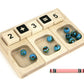 Printed Maple Counting Tray Set