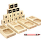 Printed Maple Counting Tray Set