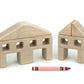 28 pc. Little Town Blocks Complete Set