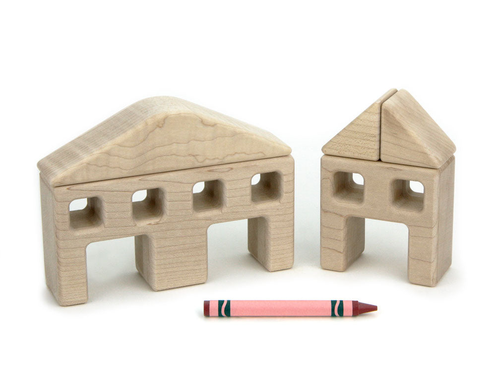 28 pc. Little Town Blocks Complete Set