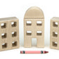 28 pc. Little Town Blocks Complete Set