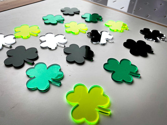 Shamrock Acrylic Pieces