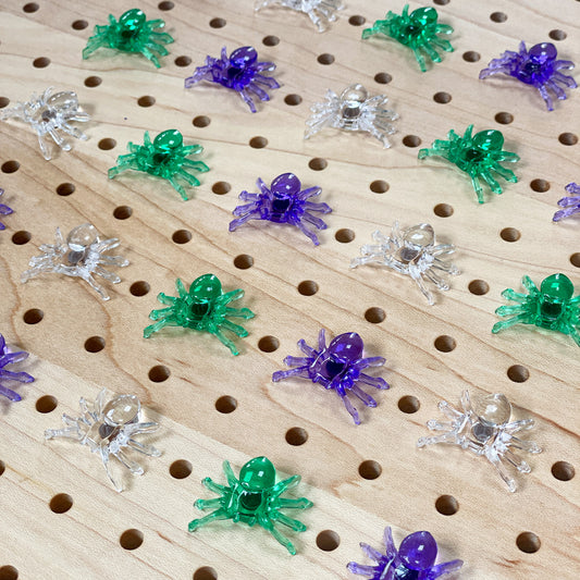 Spider Acrylic Pegs (25 Count)