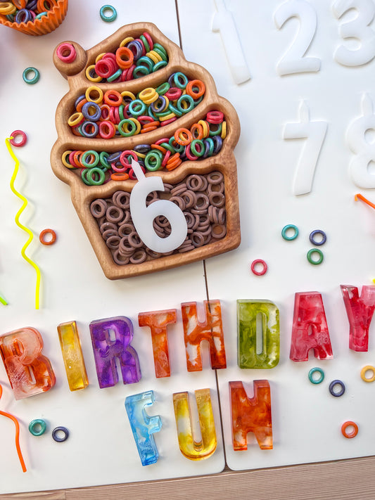 Cupcake Imaginative Play Tray