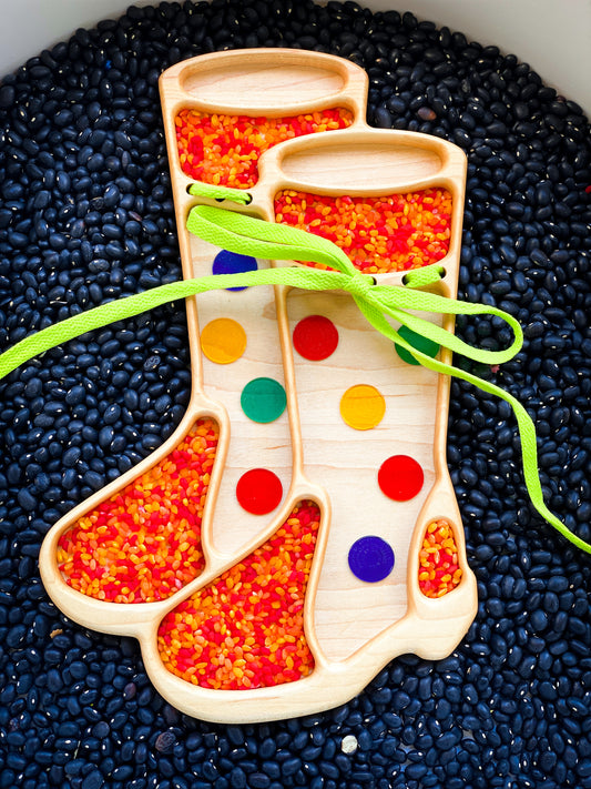 Rain-Boots Imaginative Play Tray
