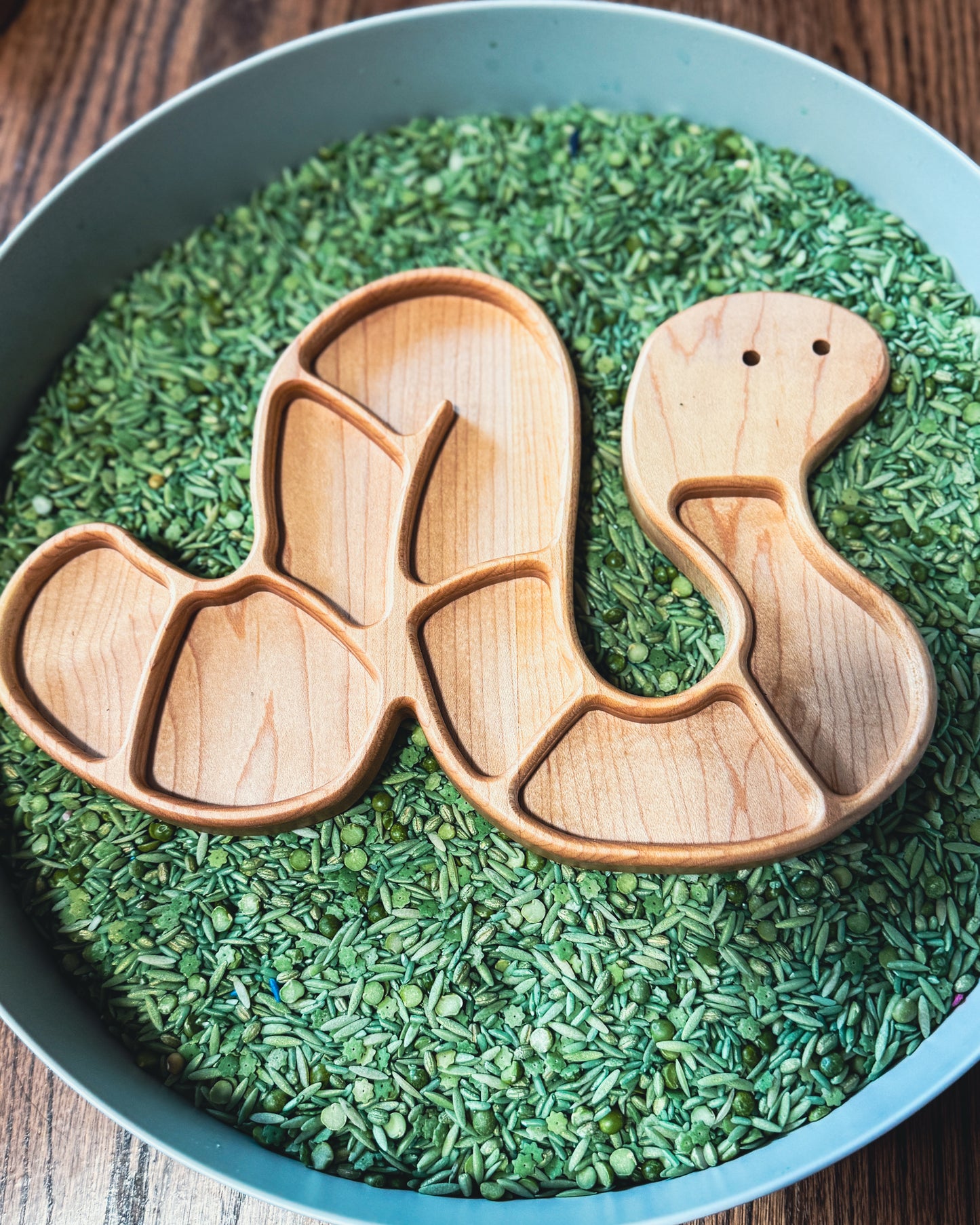 Inchworm Imaginative Play Tray