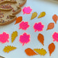 Acrylic Leaves Loose Parts (9 Count)