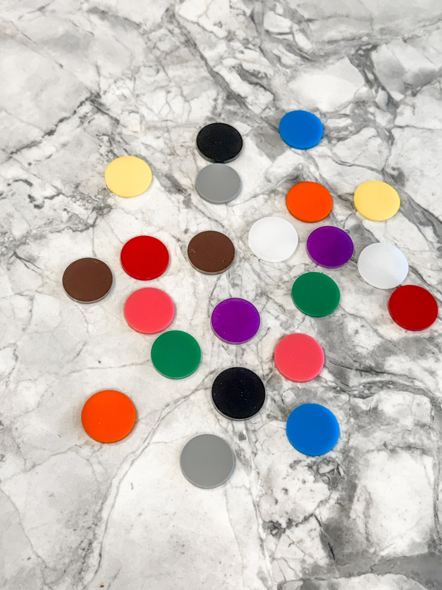 1" Solid Acrylic Circles