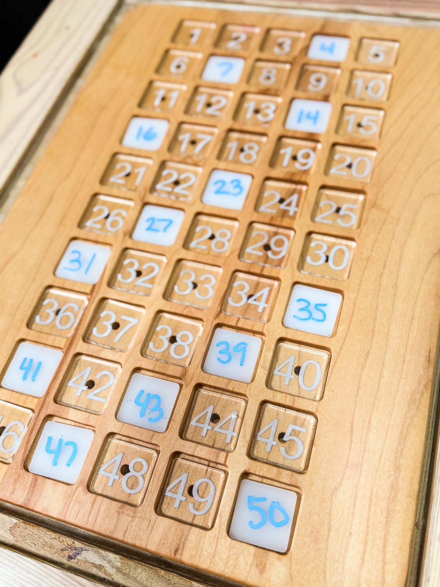 Solid Acrylic Square Counters