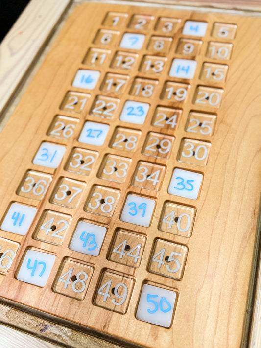 Solid Acrylic Square Counters