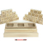 Engraved Maple Math Tray Set