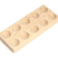 Double-Sided Ten Frame Maple Block