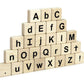 Printed Maple Word Tray Alphabet Spelling Set