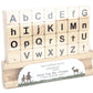 Printed Maple Word Tray Alphabet Spelling Set