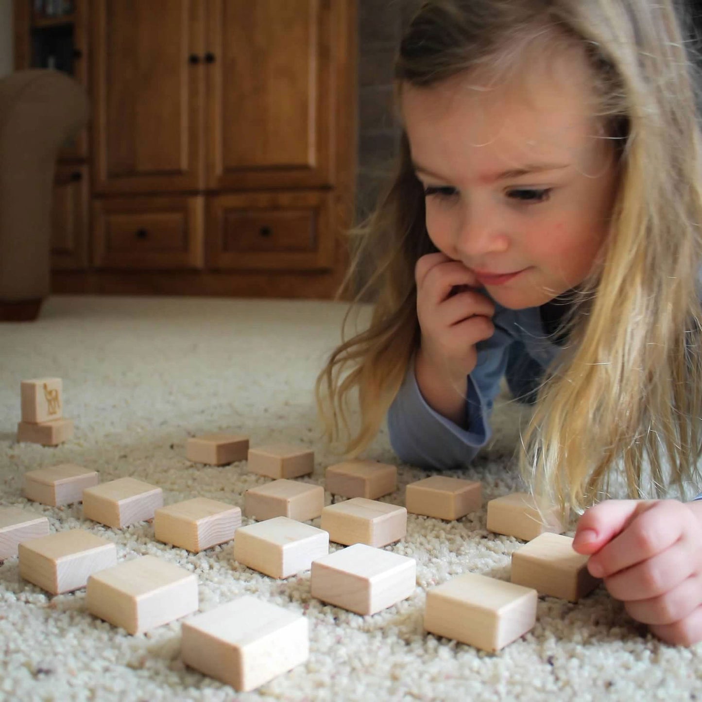 Counting & Shapes Color Wooden Matching Game - 24 pc Set