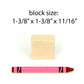 Counting & Shapes Color Wooden Matching Game - 24 pc Set