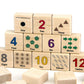 Counting & Shapes Color Wooden Matching Game - 24 pc Set