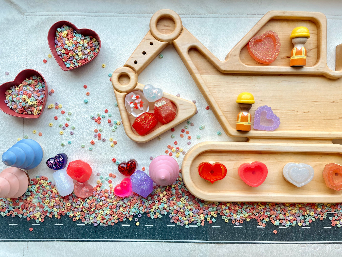 Digger Imaginative Play Tray