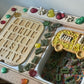 Resin Letter Insert - Wood