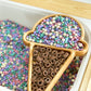 Ice Cream Cone Imaginative Play Tray