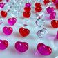Heart Acrylic Pegs (25 Count)