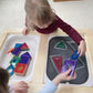 Double-Sided Magnetic Chalkboard & Whiteboard Insert