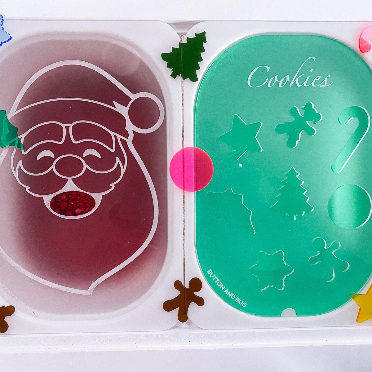 Santa Insert Button & Bug Small Santa Insert – ButtonandBug