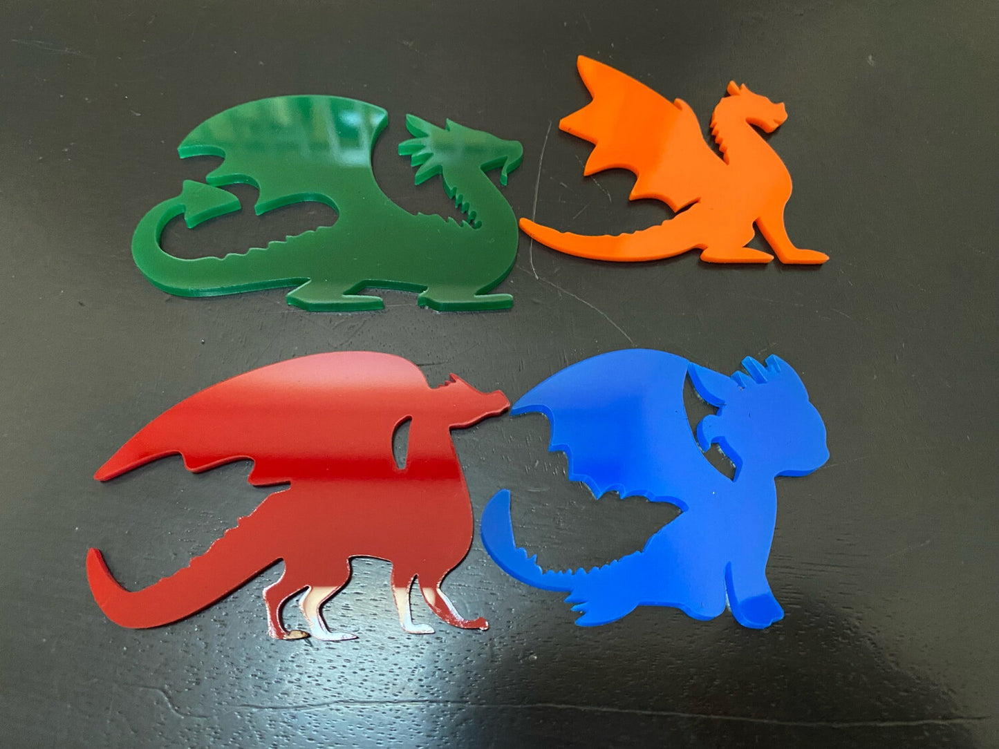 Dragon Acrylic Pieces (8 Count)